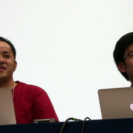 増井雄一郎氏(Appcelerator:左)と吉田悠一氏(デンソーアイティーラボラトリ)