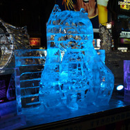 昨年の初音ミク氷像