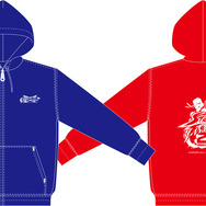 オリジナルパーカー最強タッグセット(青/赤)