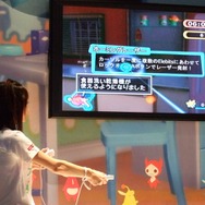 コナミブースでElebitsが実演中