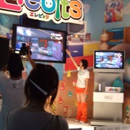 コナミブースでElebitsが実演中