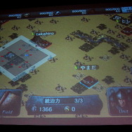 内政や合戦を行うシミュレーションパート