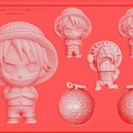「シリコンアイストレー ONE PIECE」