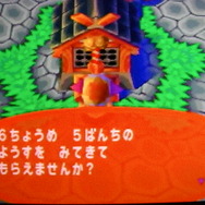 村の様子を教えてくれるおやしろ。村は番地で区切られていました