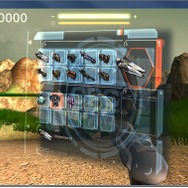 スタンドアロンのアプリケーションとしてStarshipDemoを実行したもの。HUDと3DiをScaleformで表示