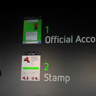 スパイダーマンはオフィシャルアカウントとスタンプを利用