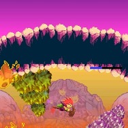 DSiウェアにシンプルな横スクロールアクション登場『GAIA'S MOON』