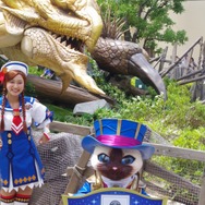 黄金に輝くリオレイア希少種、等身大サイズでUSJに現る!ギネス記録にも認定