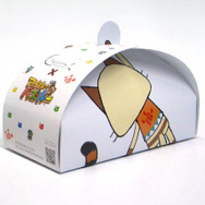 コラボデザインのドーナッツ箱