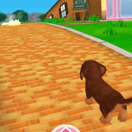 子犬と一緒に暮らすソーシャルペットゲーム『どこでもペット かわいい子犬』 