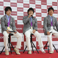 内村選手、山室選手、田中選手、藤井選手が登場！KONAMI競技部ロンドンオリンピック日本代表選手報告会