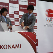 内村選手、山室選手、田中選手、藤井選手が登場！KONAMI競技部ロンドンオリンピック日本代表選手報告会