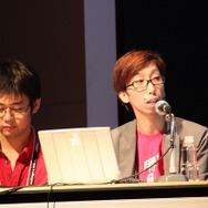 司会の南野氏(右)