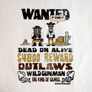 【THE KING OF GAMES】FIRE!!懐かしのファミコン光線銃『ワイルドガンマン』がTシャツで復活