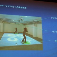 VR技術を駆使した競技フィールド
