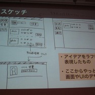 スケッチはアイディアをラフに表現する