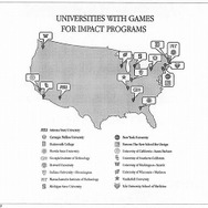 Games for Impact参加大学は東海岸に多い