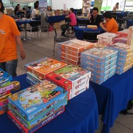 行かいだんだいがボードゲームを大量に出展