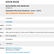 Wii Uのローンチタイトルとして登場か？任天堂が『ウェーブレース』の商標を更新
