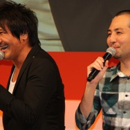 【TGS 2012】バンダイナムコブースは「カーニバル」！スリムクラブの二人が開幕宣言