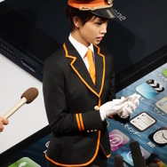 剛力さん 囲み取材の様子