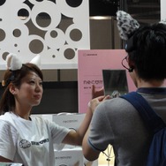 【TGS 2012】脳派を感知してクルクル動くネコミミの次はシッポ!プルプル動く姿に思わず萌え