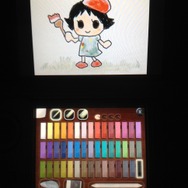 豊富な画材と色。なかなかそろえられるものではありません