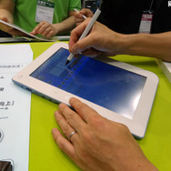 スタイラスペンで書き込む