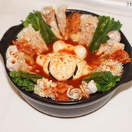 “熱帯沼地戦”をイメージしたキムチ鍋