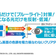 青色光カットで目の疲労を軽減、携帯ゲーム機用液晶保護シート「目にやさシート」シリーズ発売