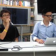 SCE綿貫氏(左)とOXYBOT杉山氏(右)