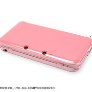 ゲームテック、3DS LL用ハードカバー「クリスタルシェル」に新色クリアピンク登場