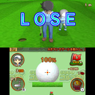 ワンコインお手軽価格『おきらくゴルフ3D』 ― 本体1台で対戦プレイも可能