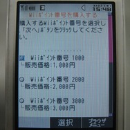 「au Wiiポイント番号販売」を使ってみた