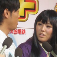 【桃太郎電鉄20周年発表会】久々日本の若槻千夏は着物姿を披露