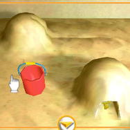 砂場に何かが隠されている？