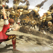 圏は、全方位の敵を薙ぎ払う事ができる武器