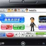 Wii U GamePadで曲を選択