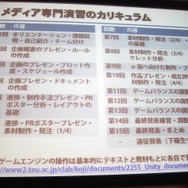 メディア専門演習のカリキュラム