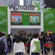 会場の外には『Candy Pang』ステージ