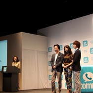 【フォトレポート】吉高由里子さんの本領発揮!? 無料通話アプリ「comm」スタート発表会