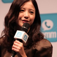 【フォトレポート】吉高由里子さんの本領発揮!? 無料通話アプリ「comm」スタート発表会