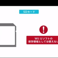 SDカードにはWii Uゲームは保存不可