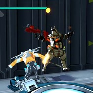 壁に叩きつけられた敵は無防備に