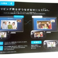 ファミリー層に向けて Wii U Chatをアピール