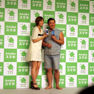 スギちゃん、途中で失踪?!Amebaスマホ新CM発表会をフォトレポートでお届け