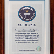 最も多数のニュースを配信したゲーム機向けのサービス