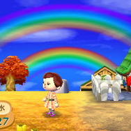 きれいな虹が出ていました！L・Rでパシャリ