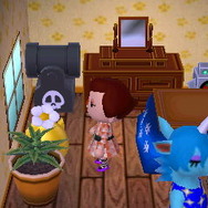 カベに向けて利用しているピクミンと、ユニコーンのジュリー