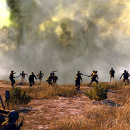 アフリカの荒野での臨場感溢れる激しい戦闘